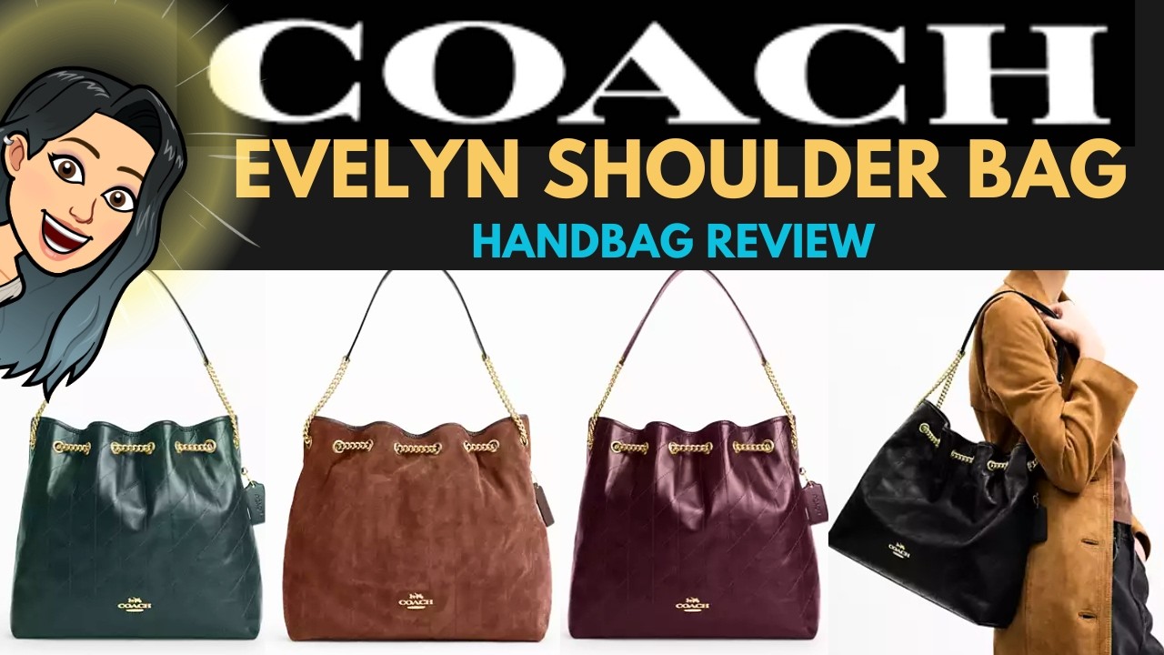 Обзор сумки Coach EVELYN SHOULDER 👜 | Лучшая находка Coach 2026 года? 💖 #CoachOutlet #coachbags
