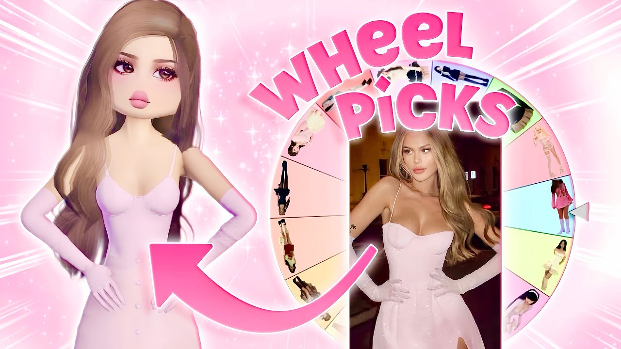 The WHEEL PICKS MY OUTFITS In Dress To Impress!