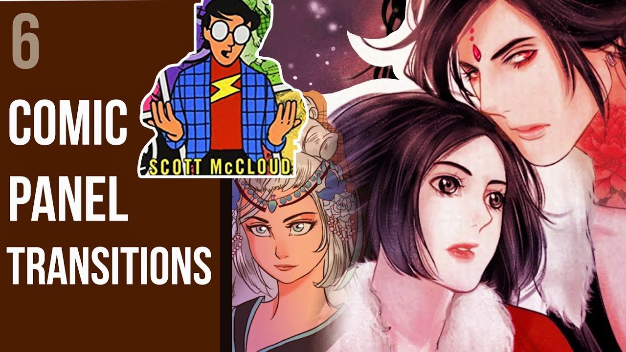 Comic Panel Transitions | Understanding Comics by Scott McCloud with examples