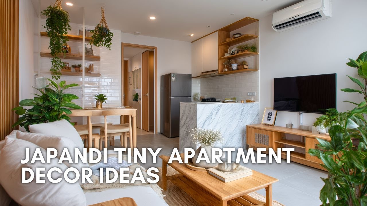 Japandi Tiny Apartment Decor Ideas | Minimalist & Elegant Makeover for Small Homes