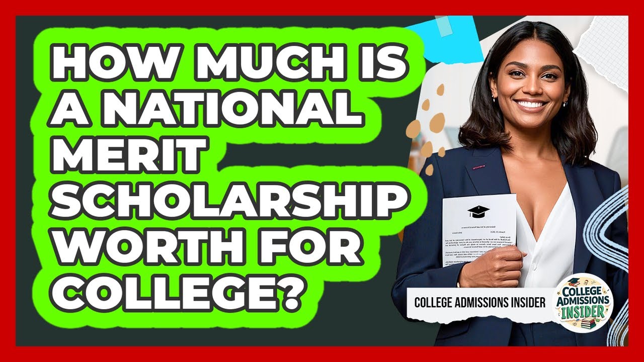 How Much Is A National Merit Scholarship Worth For College? - College Admissions Insider