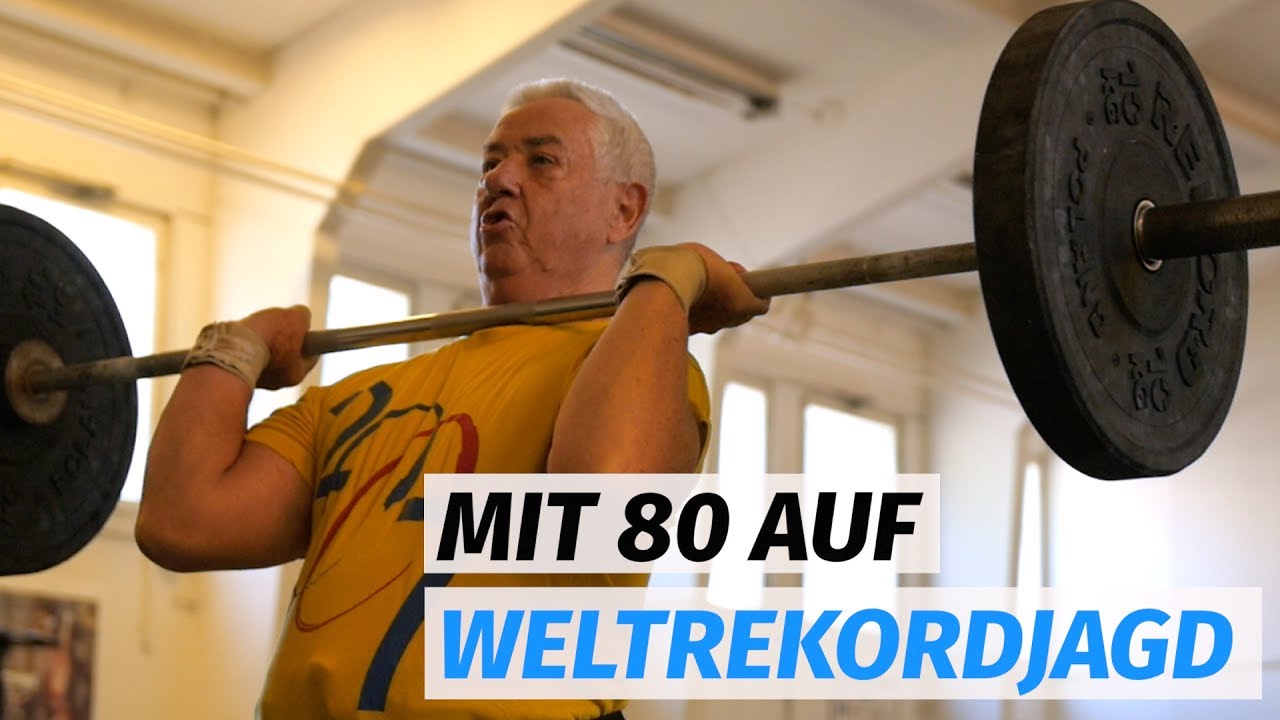 80-j&auml;hriger Berliner m&ouml;chte in Gewichtheben einen neuen Weltrekord aufstellen