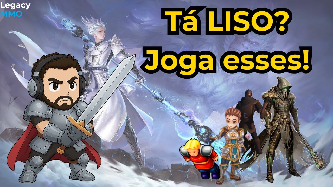 Melhores MMORPGS GRATUITOS e ALTERNATIVOS para jogar ainda em 2025
