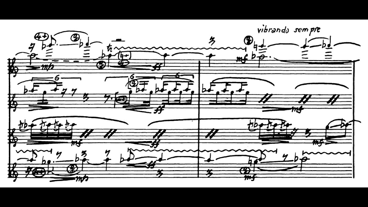 Giacinto Scelsi - String Quartet No. 3 (1963)
