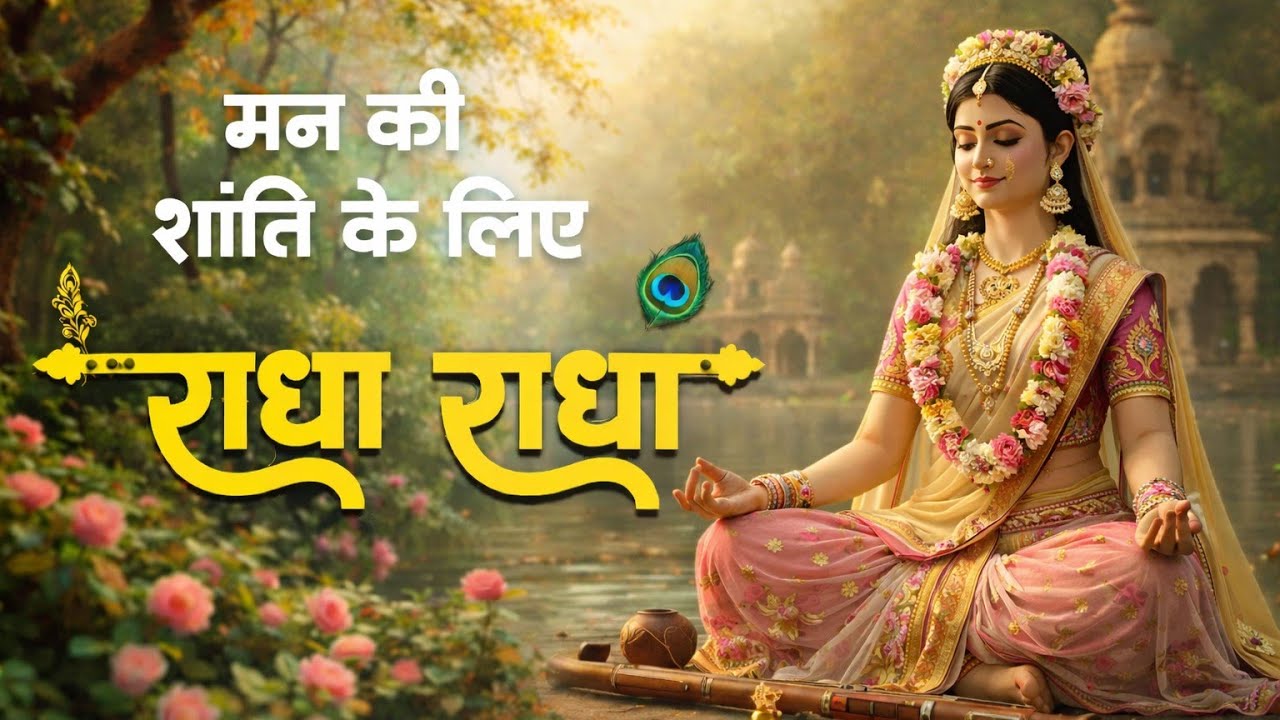 SHRI RADHA NAAM JAAP 1100 TIMES | Radha Naam Dhun | अखण्ड श्री राधा नाम जाप | Continuous radha naam