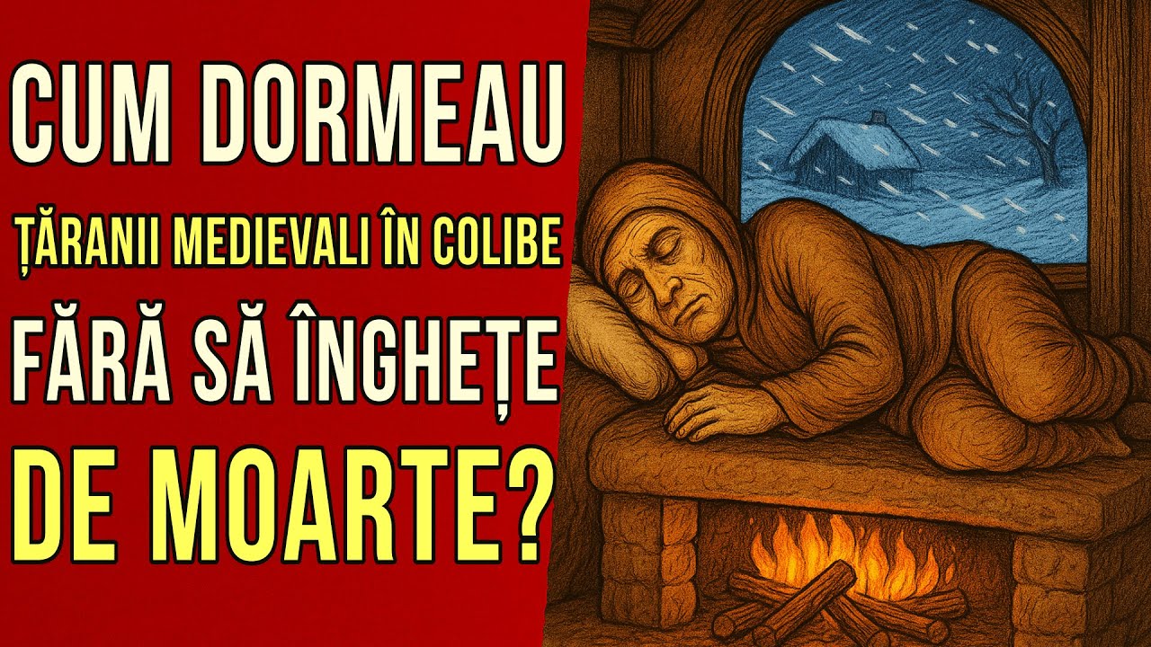 Cum dormeau țăranii medievali în colibe, fără să înghețe de moarte?