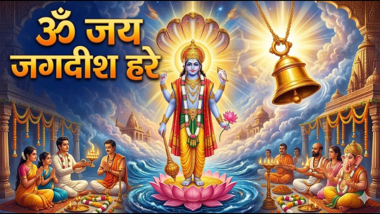 Om Jai Jagdish Hare ओम जय जगदीश हरे || Aarti || Vishnu Bhajan || #vishnu  #vishnubhajan