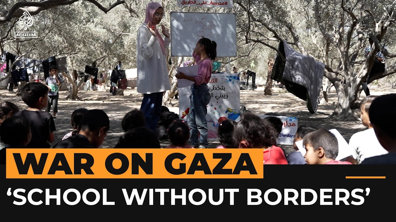 This Palestinian created a mobile school for children in Gaza