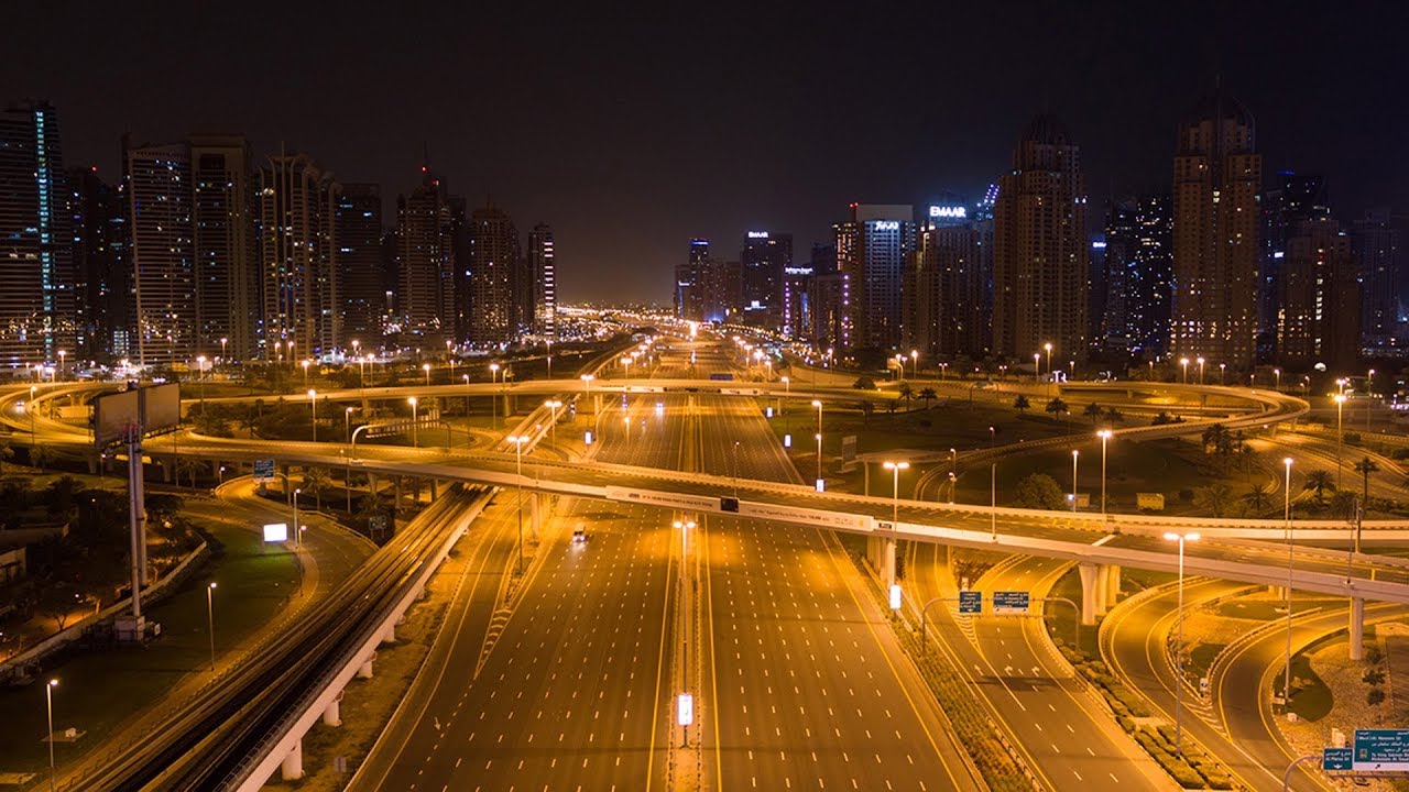 Incredible Drone Footage Of Dubai On Lockdown