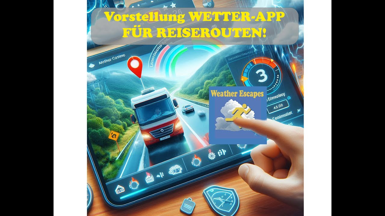 🌞🌞Nie wieder schlechtes Wetter im Urlaub! Die ultimative Wetter-App für Camper! 'Weather Escapes'🌞🌞