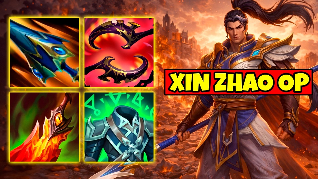 *op* USANDO 100% DO BUFF DO XIN ZHAO COM BUILD DE CURA