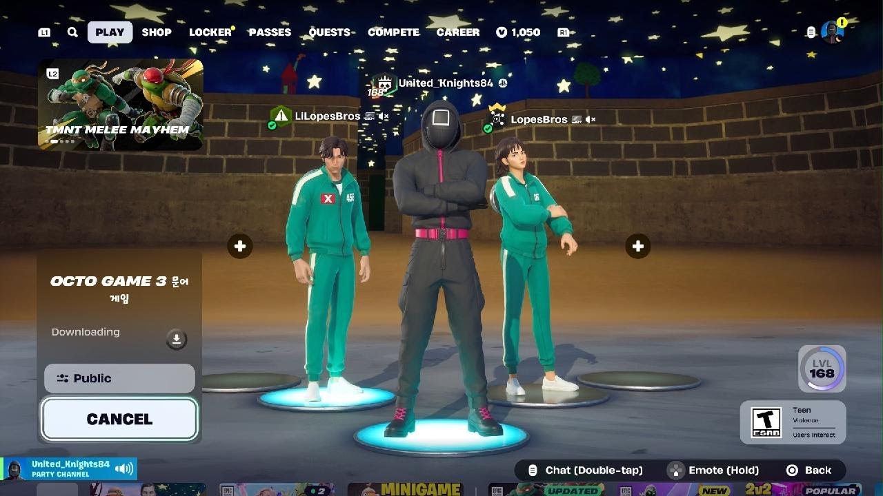 Fortnite Octo Games 3 | Super Man Update Tomorrow ✌️ LopesBros