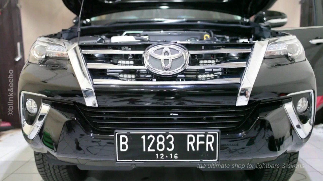 Whelen HHS2200, SA314, Grill Led 4R-BE, Vama H7 Double on aToyota Fortuner VRZ, by blink&echo