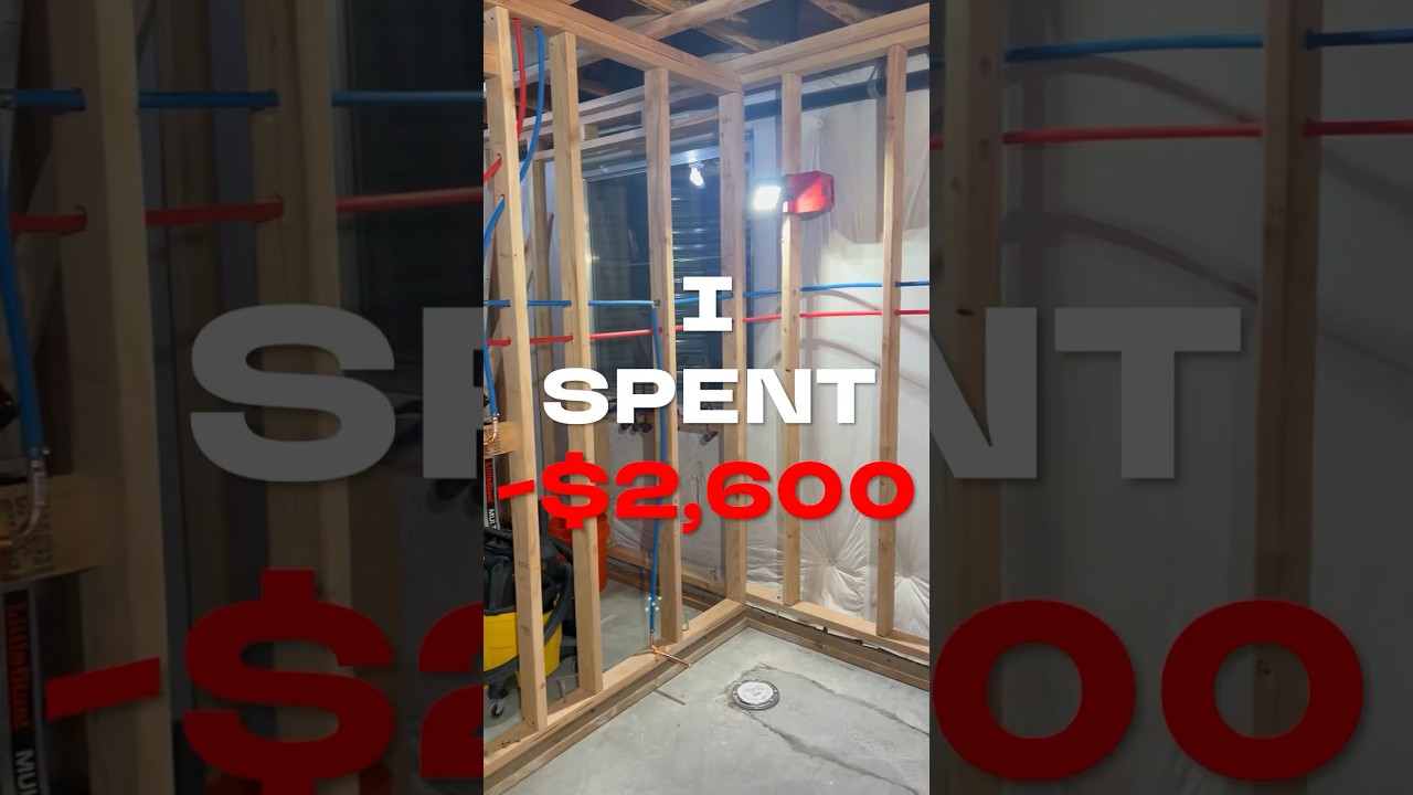 Basement plumbing cost breakdown!! 