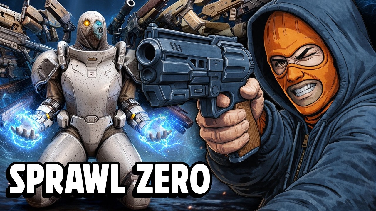 High-Octane Cybernetic Onslaught! SPRAWL ZERO (Full Game Playthrough w Commentary by Sir Marksalot)