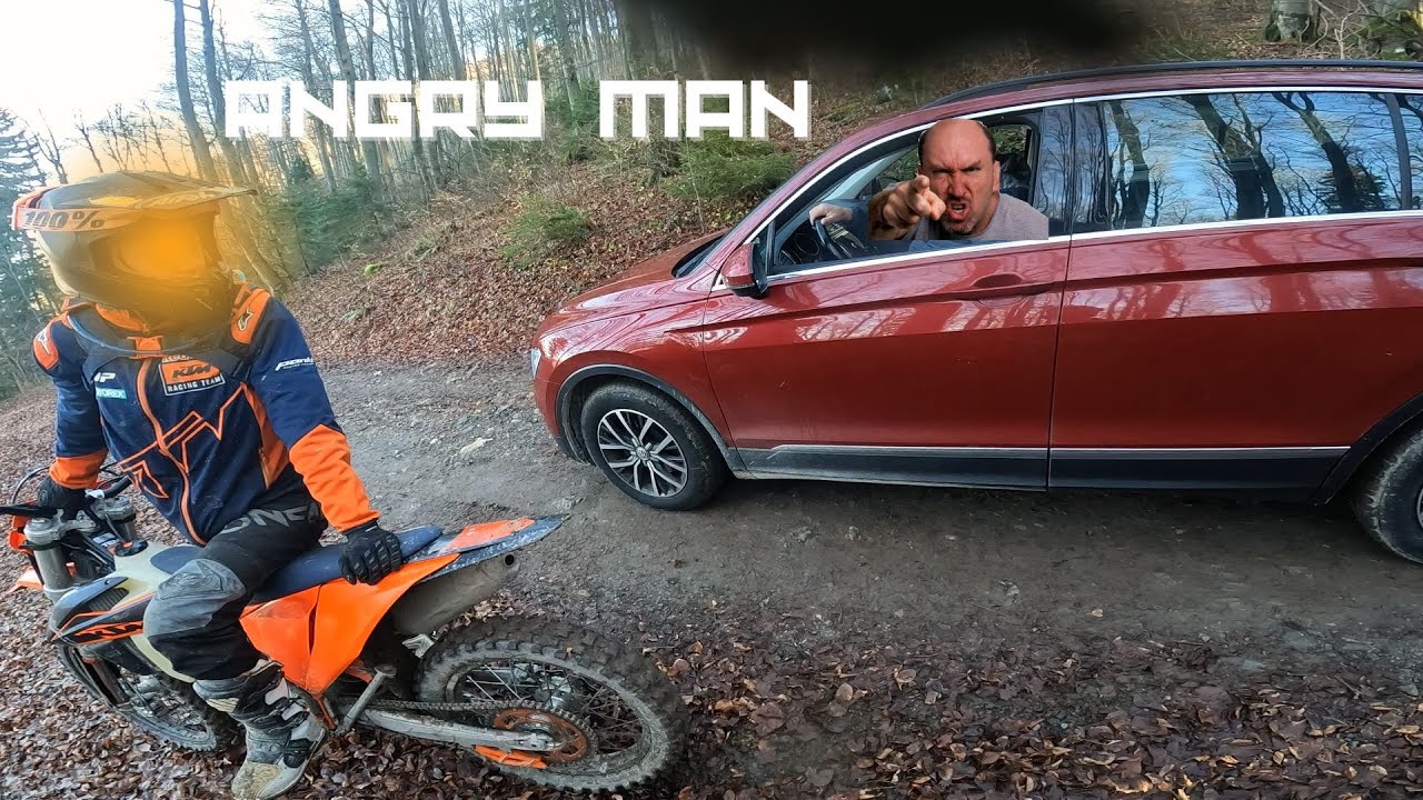 Enduro day - crashes, angry man, hillcllimbs and much more!!