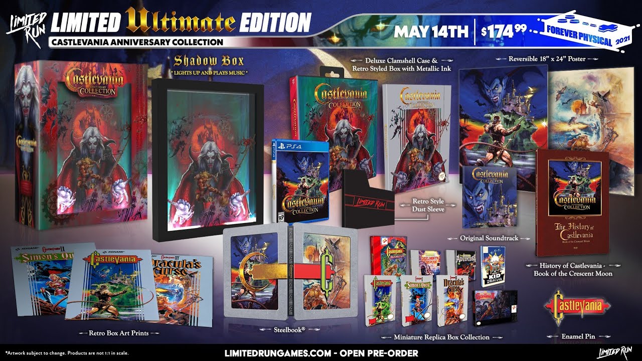 Unboxing  Castlevania Anniversary Collection - Ultimate Edition (PS4) Limited Run #405