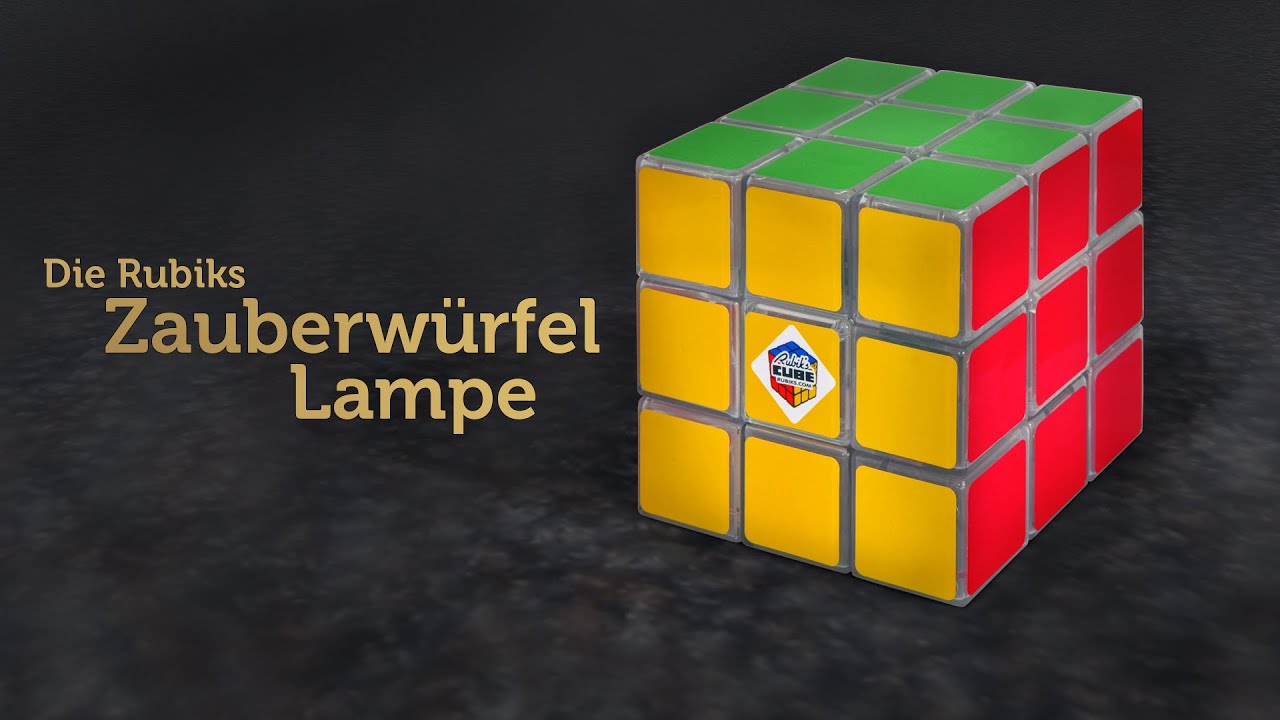 Rubik’s Cube: Spielzeug der 80er als stylische Lampe