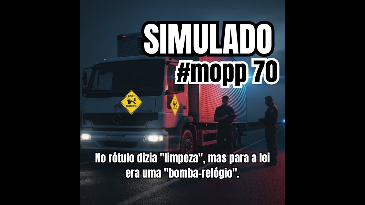 #MOPP 70 simulado -No rótulo dizia 