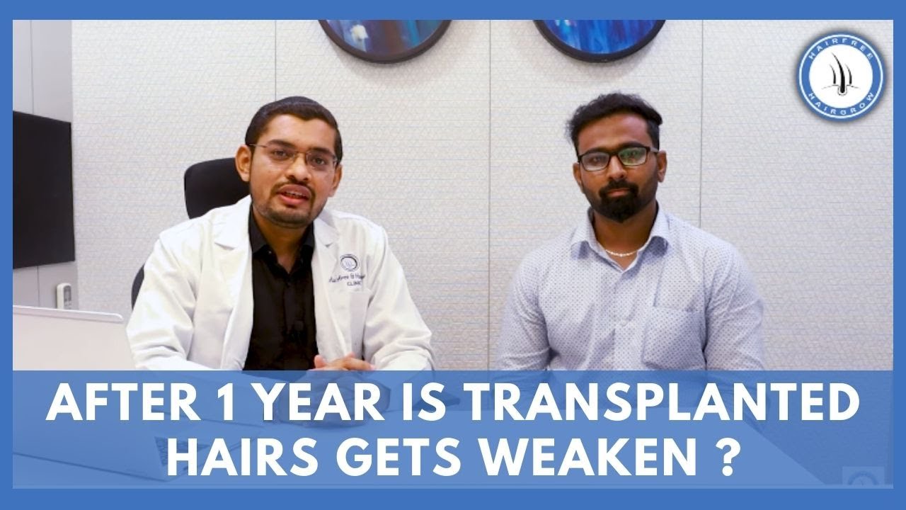 After 1 Year is Transplanted Hairs Gets Weaken? ||  Explained by Dr. Jinkal Kunjadiya with Result.