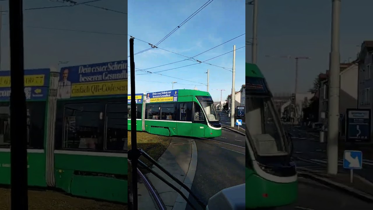 BVB - Trajet en Bombardier Flexity 2 ligne 3 Gare de St-Louis ➡️ St-Exupéry avec @UniversTC 