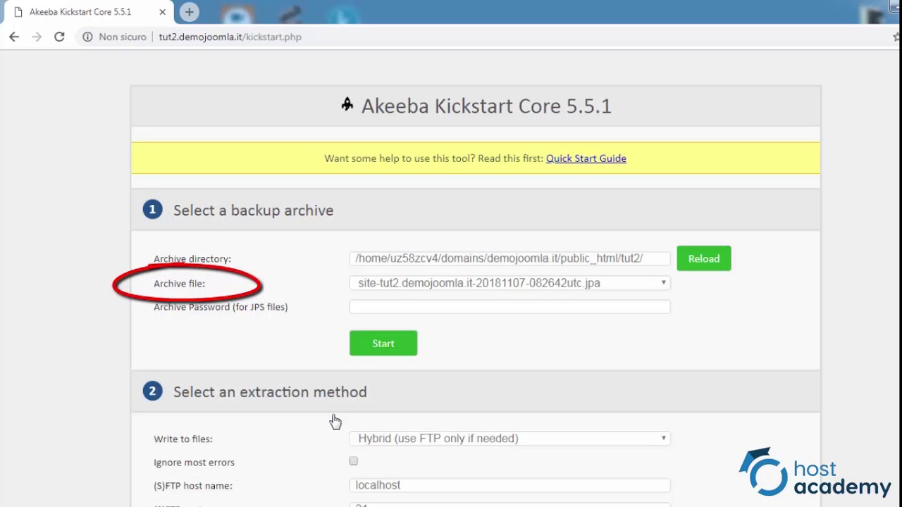 Il ripristino di Joomla 3 con Akeeba Kickstart [Tutorial Joomla]