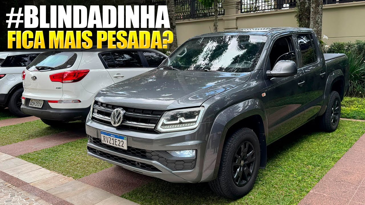DIRIGI UMA AMAROK TRENDLINE V6 BLINDADA!!