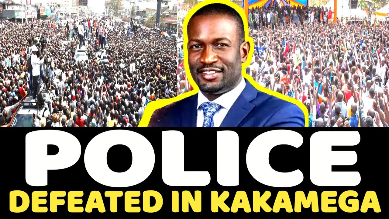 DEFEATED Ruto Dispatched POLICE To block SIFUNA BABU OWINO Kakamega Rally - Finished!