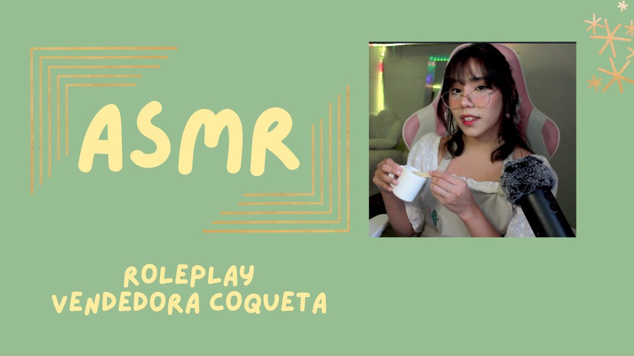 ASMR- VENDEDORA COQUETA/ ROLEPLAY CAFÉ
