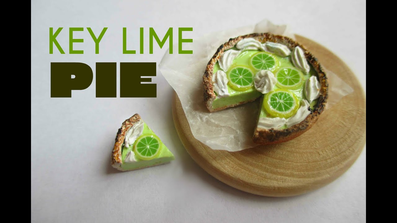 Polymer Clay Key Lime Pie Tutorial (Miniature Mondays)