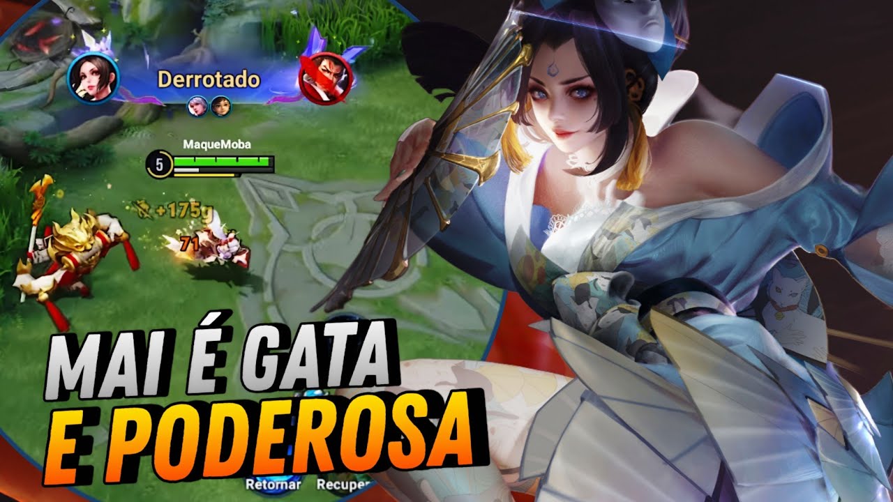 MAI SHIRANUI &Eacute; PURO PODER EXPLOSIVO NO JOGO  - HOK