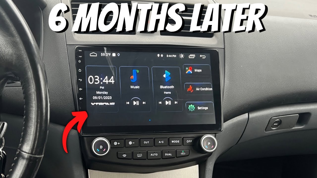 XTRONS 10.1 Honda Accord 6 месяцев спустя ОБЗОР