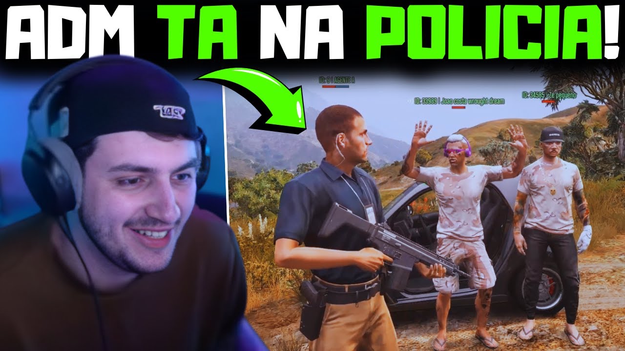 O ADM ESTÁ TRABALHANDO NA POLICIA! | GABEPEIXE GTA RP