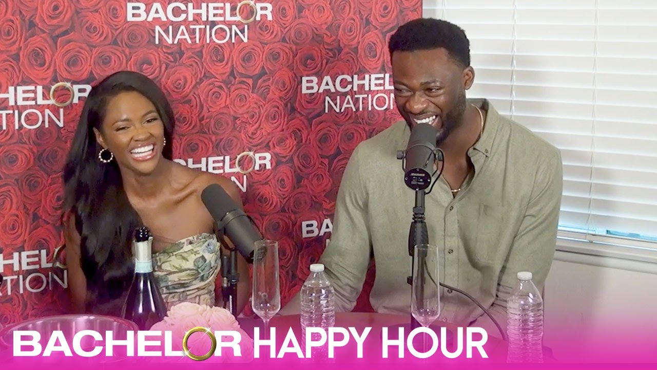 Charity Lawson & Dotun Olubeko Play Newly Engaged Game on ‘Bachelor Happy Hour’ Podcast