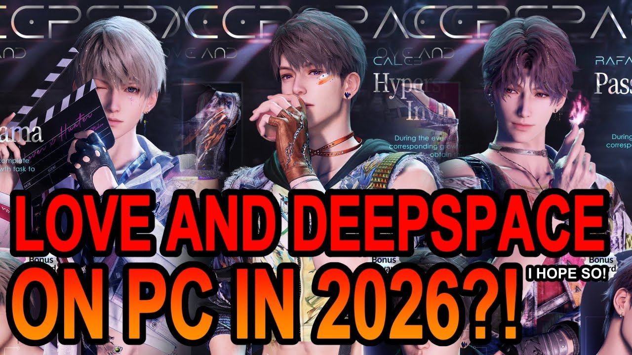 Первый взгляд на бета-версию игры Love and Deepspace для ПК?!?!