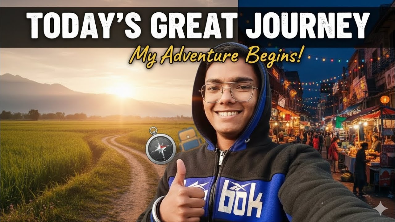 आज का शानदार सफर | My Great Journey Vlog 🚩