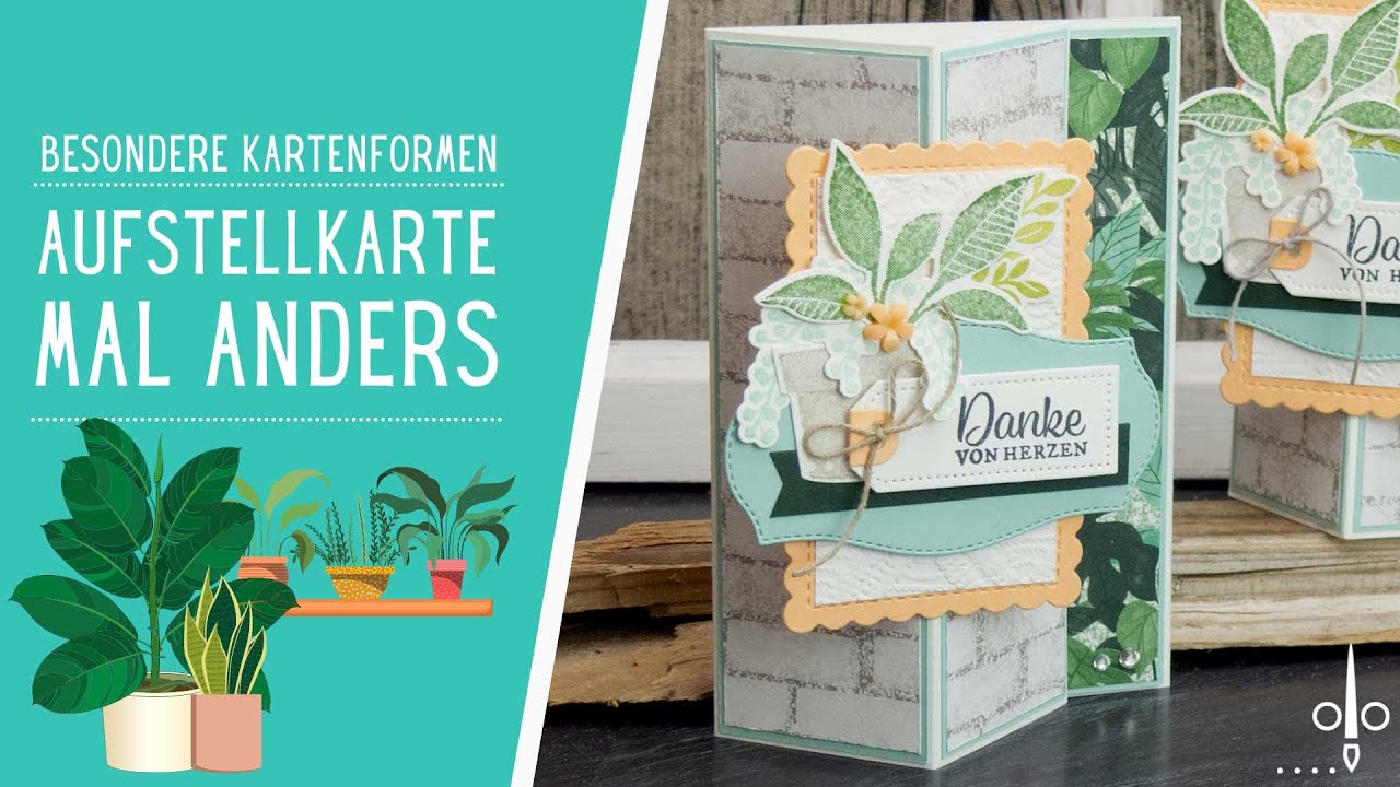 Aufstellkarte mal anders mit der Produktreihe Pflanzecke | Besondere Kartenformen