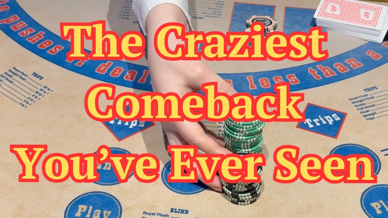 Ultimate Texas Hold em ! The Craziest Comeback You’ve Ever Seen