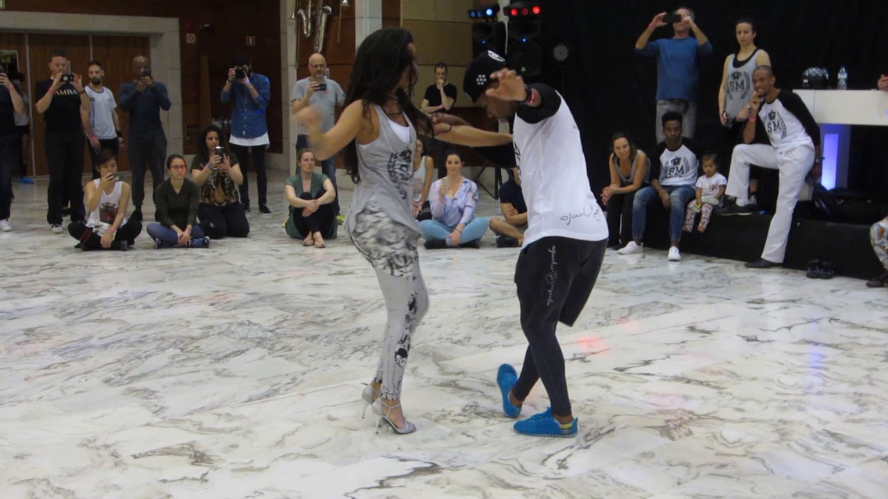 2018 04 14 - sambamaniacos galicia - workshops - 4 - Leo & Robertinha