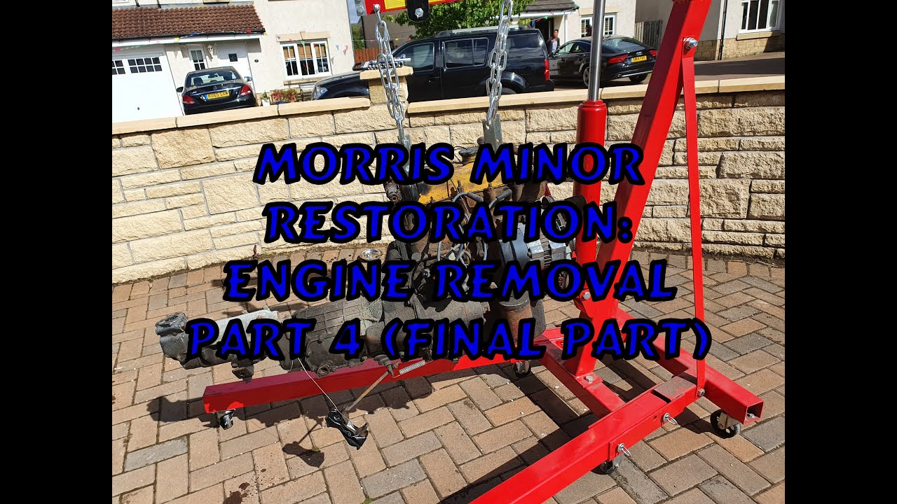 Morris Minor Restoration:  Misty Part 7, Engine Removal Part 4