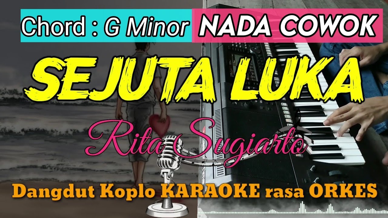 SEJUTA LUKA - Rita Sugiarto Versi Dangdut Koplo KARAOKE rasa ORKES Yamaha PSR S970