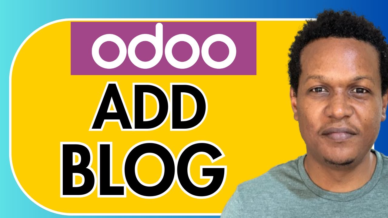HOW TO ADD BLOG OPTION ODOO