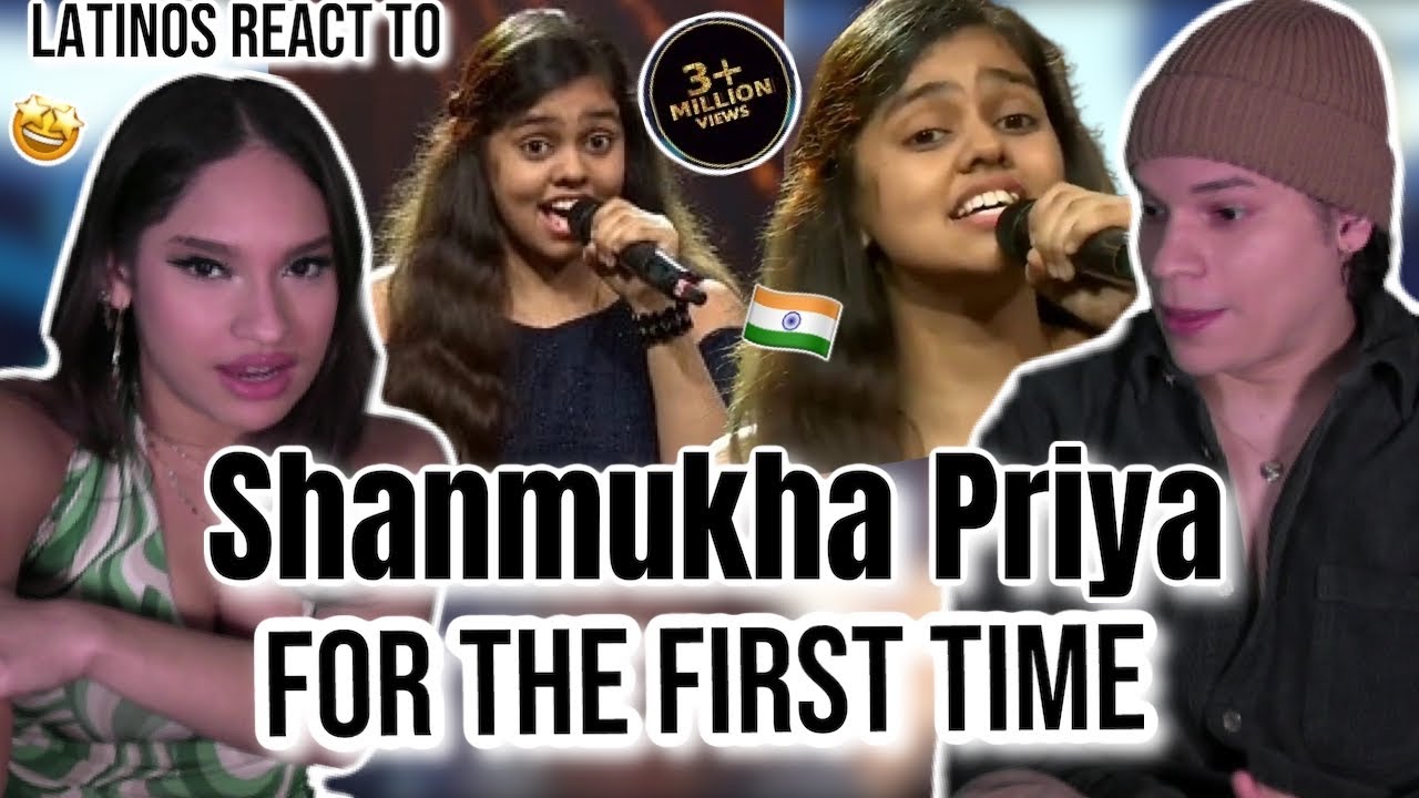 Latinos react to INDIAN IDOL -  Shanmukhapriya's First audition 😲