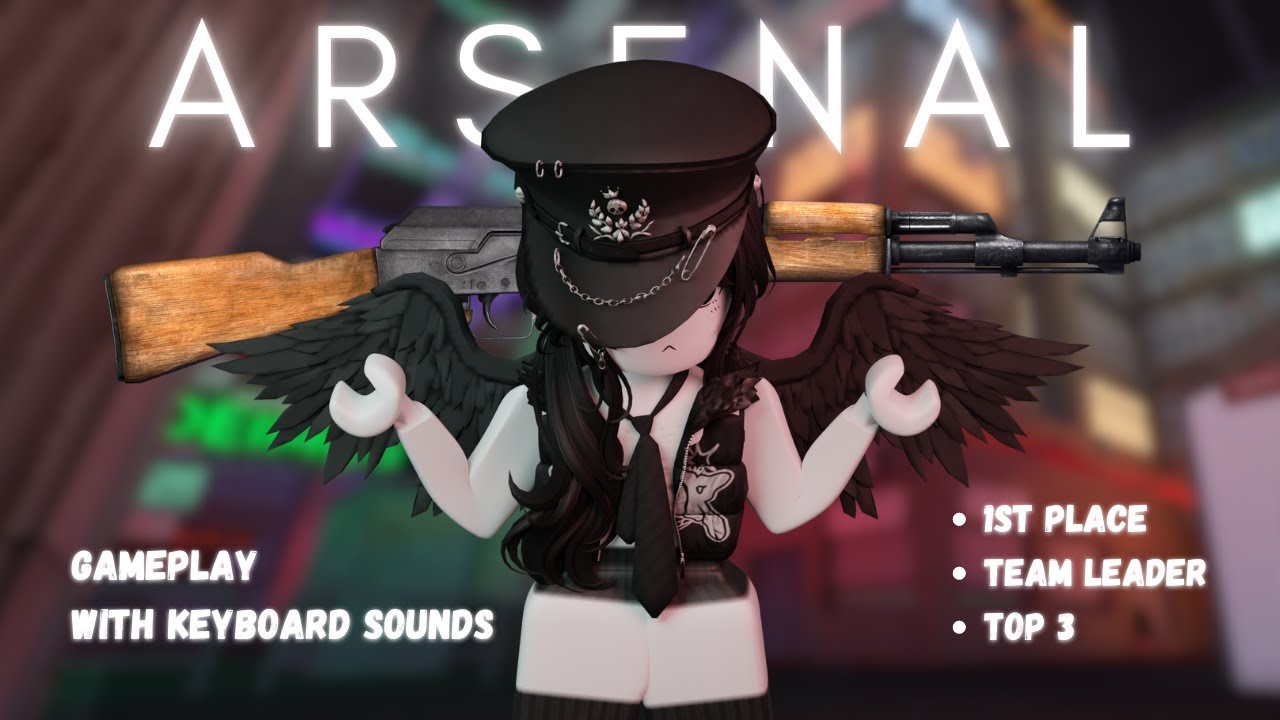 Arsenal Montage with keyboard sounds/ASMR | Roblox