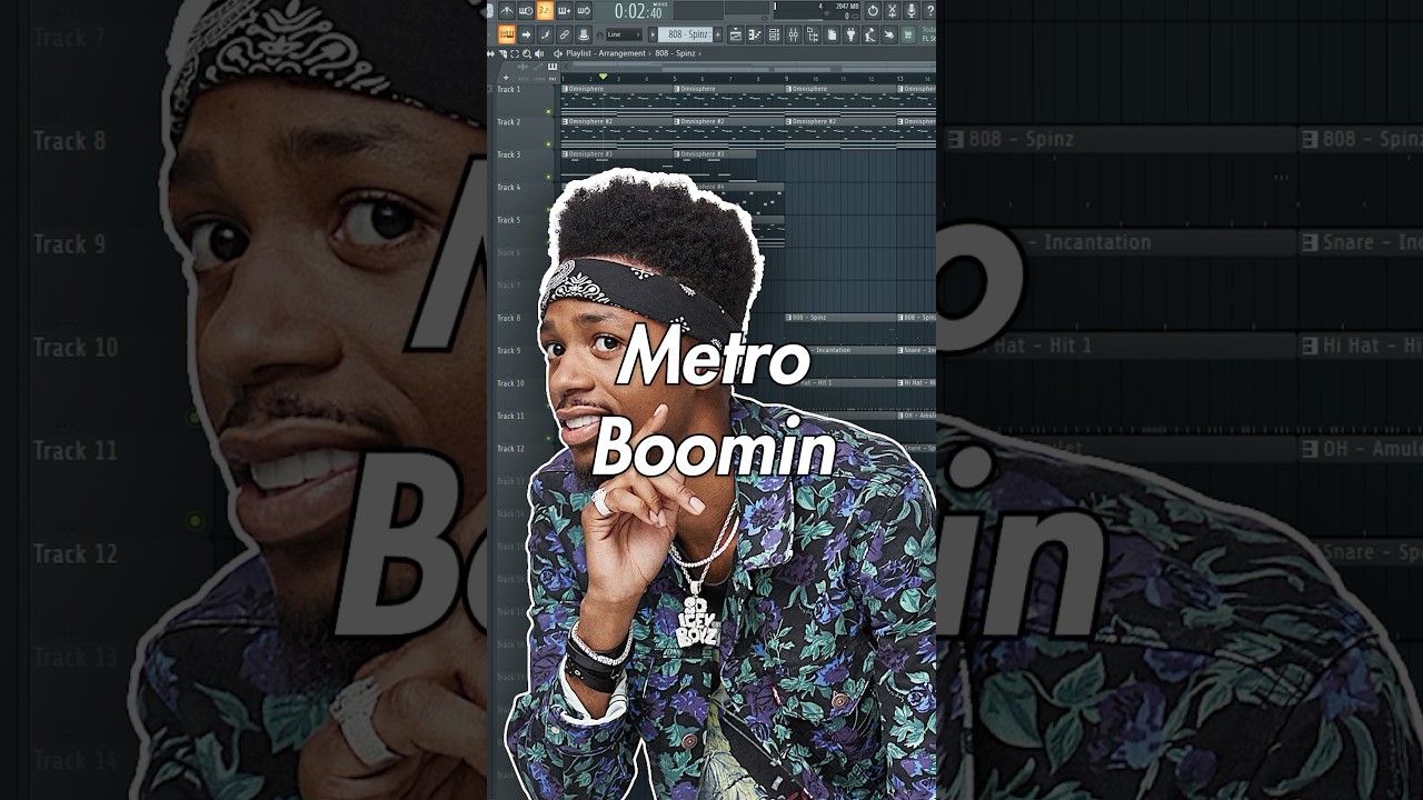 КАК СОЗДАТЬ РИТМЫ В СТИЛЕ METRO BOOMIN В FL STUDIO! #flstudio #musicproduction #metroboomin