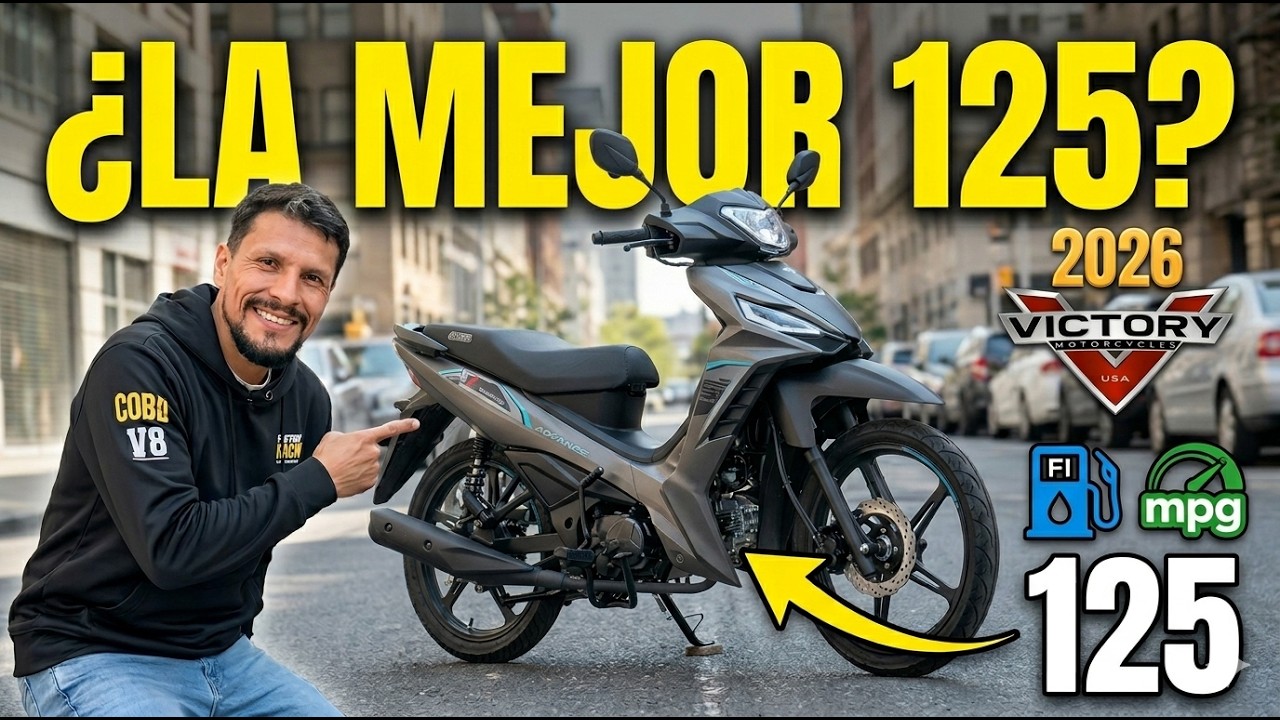 “VICTORY ADVANCE  X1 FI 125: potencia, economía y agilidad urbana”