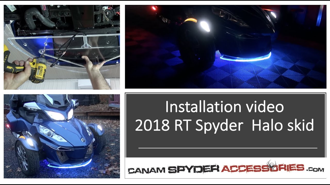 Установка Halo Skid — Can Am Spyder 2018 RT — The Spyder Shop