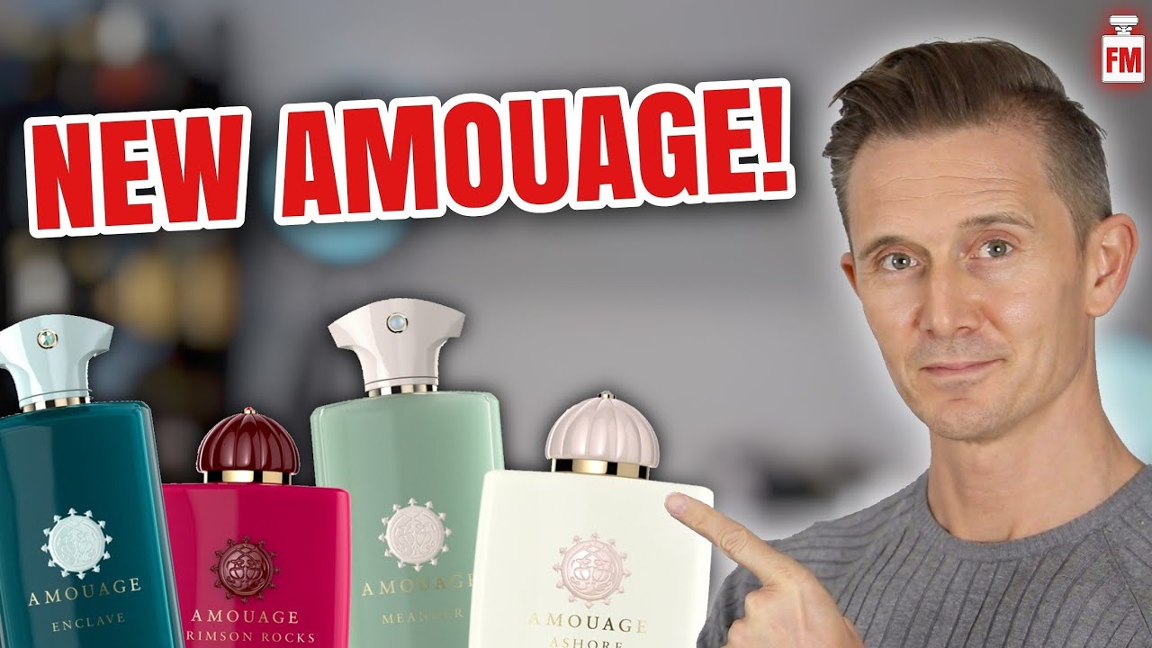 Amouage Renaissance Collection | Crimson Rocks, Enclave, Ashore & Meander