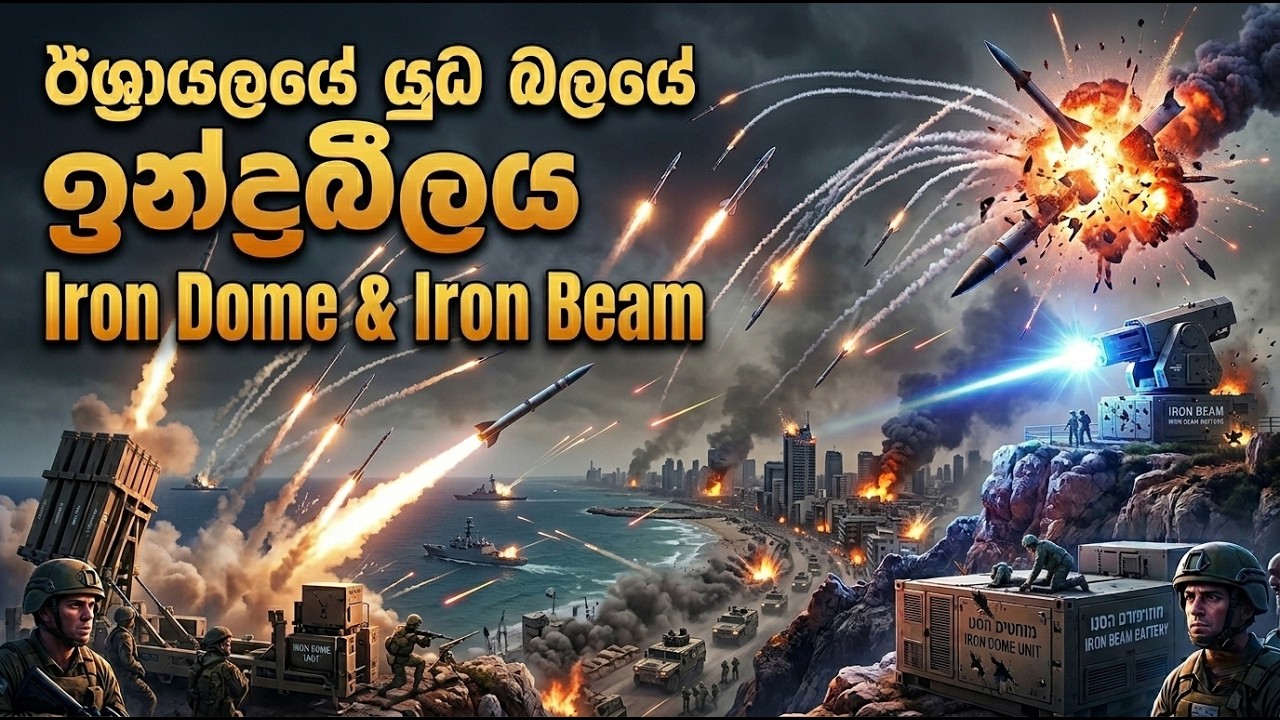 ඊශ්‍රායලය රකින අති ප්‍රභල ගුවන් ආරක්ෂක පද්ධතිය Iron Dome සහ Iron Beam
