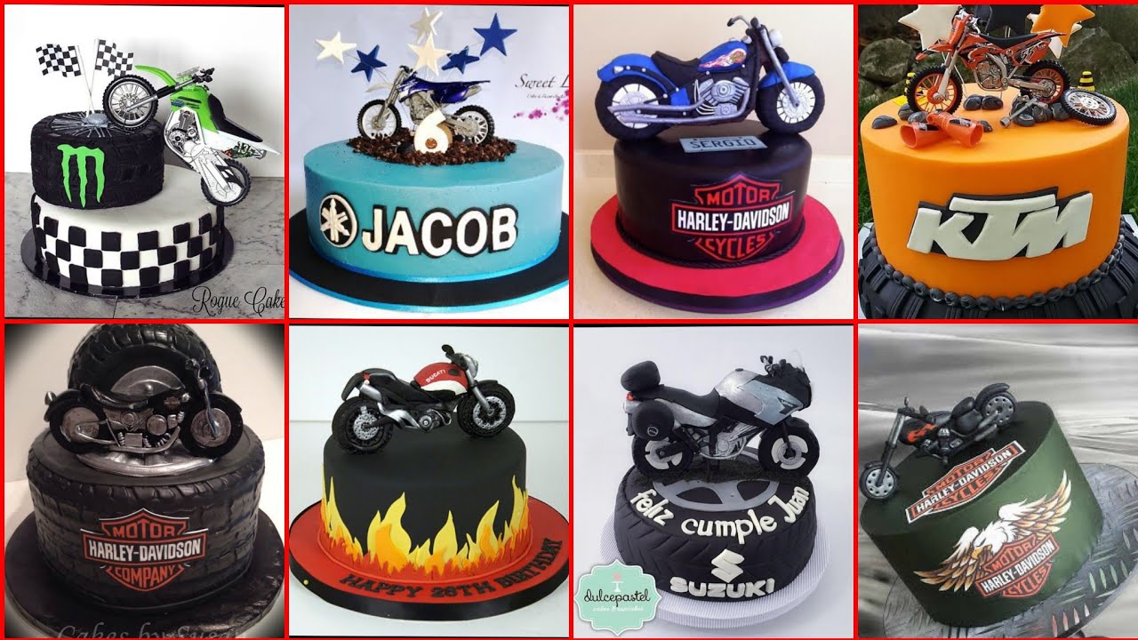 Bikes Lover Cakes/Stunning Cake Ideas/Bike Cake's For Boy's